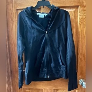 Athleta black zip up hoodie size L